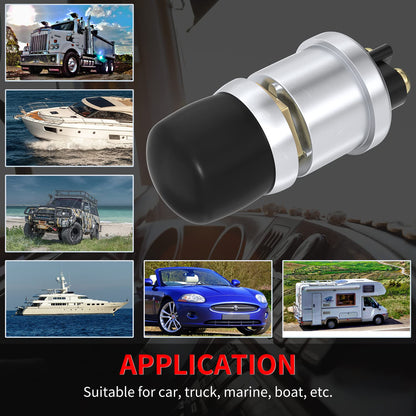 Push Button Start Switch Momentary Push Switch Suits 12V or 24V Vehicles