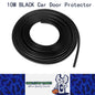 Black Car Door Protector Anti Collision Strip U Shape Car Door Edge Protector