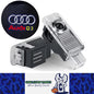 2 x Audi LED Car Door Light Welcome Light Laser Projector Lamp with Audi Q3 logo