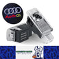 2 x Audi LED Car Door Light Welcome Light Laser Projector Lamp with Audi Q5 logo