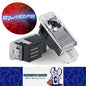 2 x Audi LED Car Door Light Welcome Light Laser Projector Lamp Audi Quattro logo