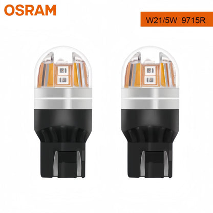 OSRAM T20 7443 Red LED Globes 12V W21/5W Osram 7443 Red LED Tail Signal Light
