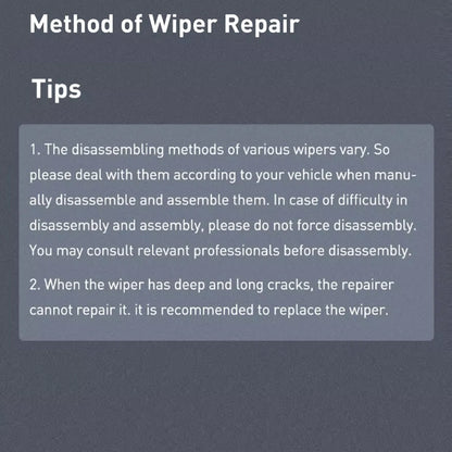 Car Windshield Wiper Blade Refurbish Restorer Car Windshield Scratch Repair Tool