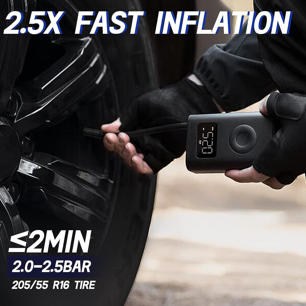 Portable Rechargeable Tire Inflator 150psi Air Pump Compressor Car Bicycle Ball