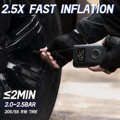 Portable Rechargeable Tire Inflator 150psi Air Pump Compressor Car Bicycle Ball
