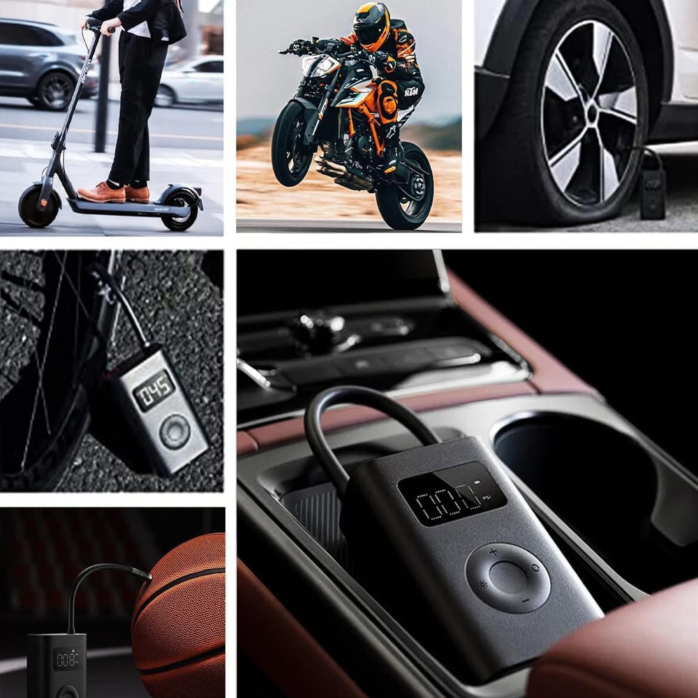Portable Rechargeable Tire Inflator 150psi Air Pump Compressor Car Bicycle Ball