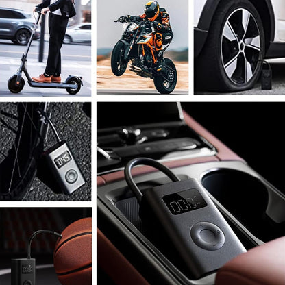 Portable Rechargeable Tire Inflator 150psi Air Pump Compressor Car Bicycle Ball