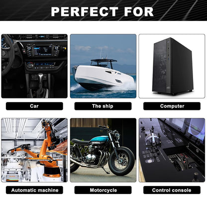 2 x Red LED Indicator Light 12mm Metal 12V-24V Pilot Signal Lamp IP67 Car Boat