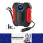 Red Car Air Compressor Pump Tire Inflator 12V 3M Cigarette Lighter Plug CableRe