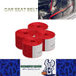 4 x 3.6M Red Strengthen Car Seat Belt Webbing Fabric Racing Car Safety Seat Belt