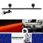 Red Flexible Car Strobe Light Windshield Suction Mount 83CM Warning Beacon Lamp