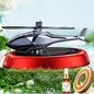 Solar Helicopter Car Air Freshener Rotating Aroma Diffuser Odour Remover