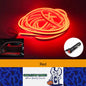 5M LED Car Trunk Light Red Flexible LED Strip Light with Magnetic Induction