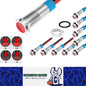 10 x Red LED Indicator Light 12V 6mm Red Pilot Lamp Metal IP67 Car Truck Marine