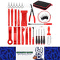 Red Hand Tool Set Pry Disassembly Tool Interior Door Clip Panel Trim Dashboard