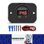 1 x Red LED Digital Voltmeter 12-24V Voltage Gauge Meter Panel with Cable