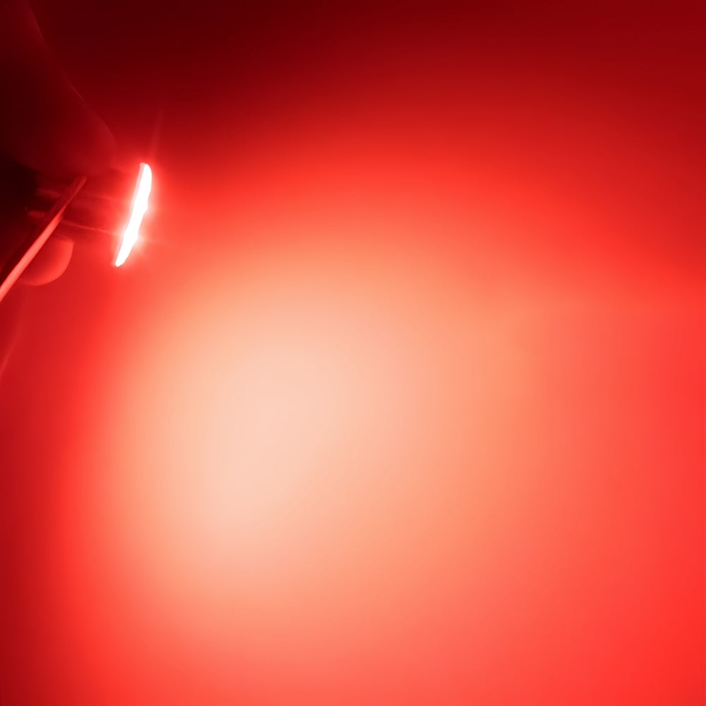 30 x Stop/Tail Red BAY15D 1157 12V COB Style Red Flat Face LEDs (30pcs)