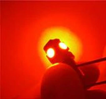 100 x Red 12v BA9S 5x5050smd 150lm Red Bulk Buy (100pcs)