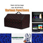 Red L PU Car Storage Box Trunk Organizer Collapsible Cargo Tool Storage Box