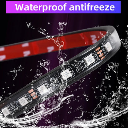 Remote Control 36LED Motorcycle LED Atmosphere Foot Light Flexible Strip Light
