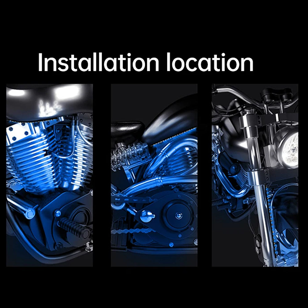Remote Control 36LED Motorcycle LED Atmosphere Foot Light Flexible Strip Light
