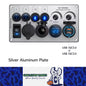 Rocker Switch Panel LED Dimmer Switch QC3.0 USB Charger Voltmeter Power Socket
