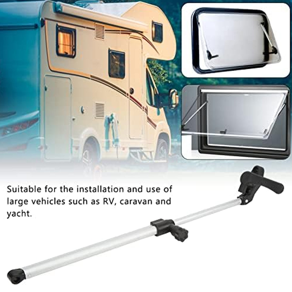 2pcs RV Window Support Rod 310‑435mm Telescopic Alloy Strut for Camper Trailer