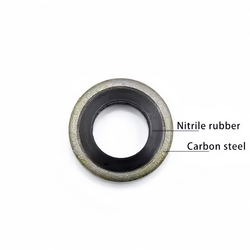 10 x M14 Washer Seal Bonded Washers Metal Rubber Oil Plug Gasket Sealing O Rings
