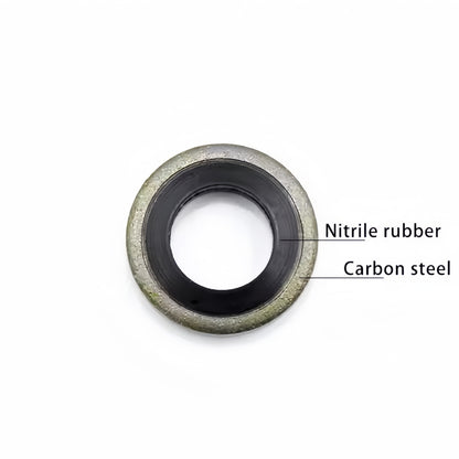 10 x M14 Washer Seal Bonded Washers Metal Rubber Oil Plug Gasket Sealing O Rings
