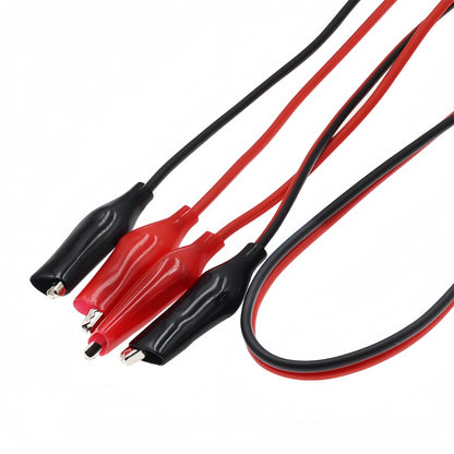 5 x 1M Electrical Alligator Clips Cable Jumper Wire Test Leads Double-ended Clip