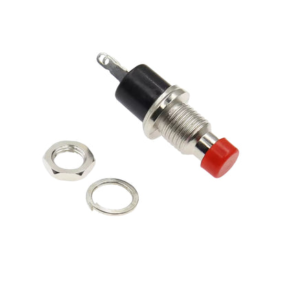 6 x Black Push Button Switches 7mm ON/OFF Self Reset Panel Momentary Switches
