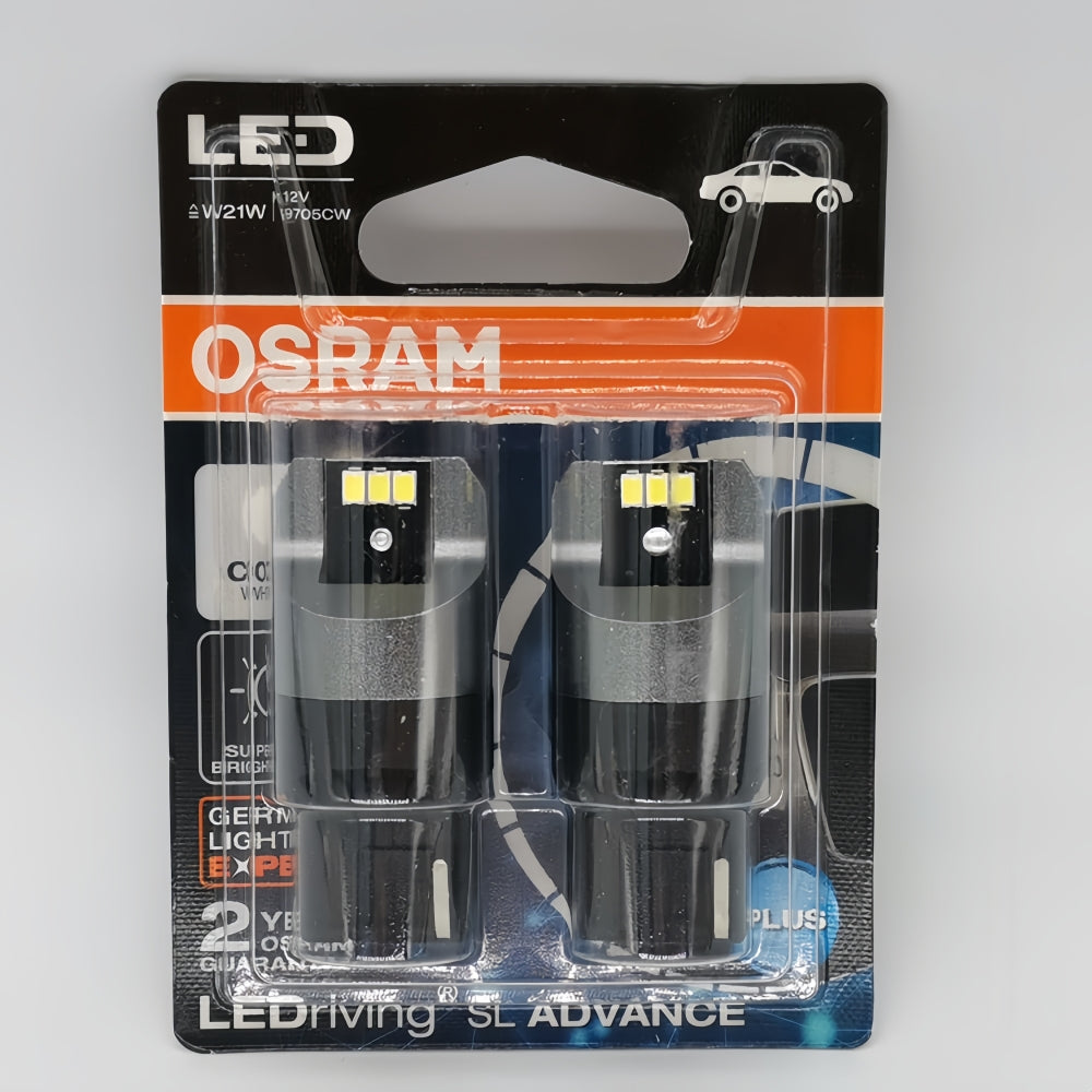 OSRAM T20 7440 LED 12V 6000K W21W LEDriving SL Advance Osram Orginal T20 Globes