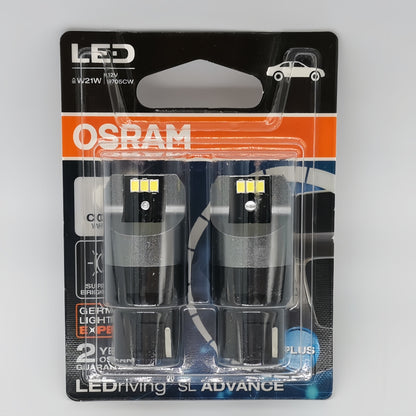 OSRAM T20 7440 LED 12V 6000K W21W LEDriving SL Advance Osram Orginal T20 Globes