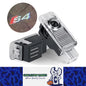 2 x Audi LED Car Door Light Welcome Light Laser Projector Lamp with Audi S4 logo