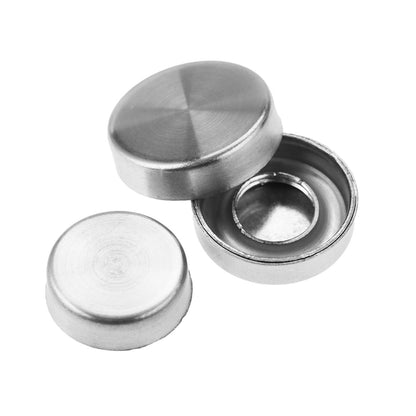 20 x Stainless 16mm screw cap Fixings Screw Covers 20pcs Silver Caps
