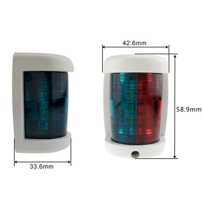 12v White Body Red Green Boat Light LED Marine Yacht Navigation Port Starboard