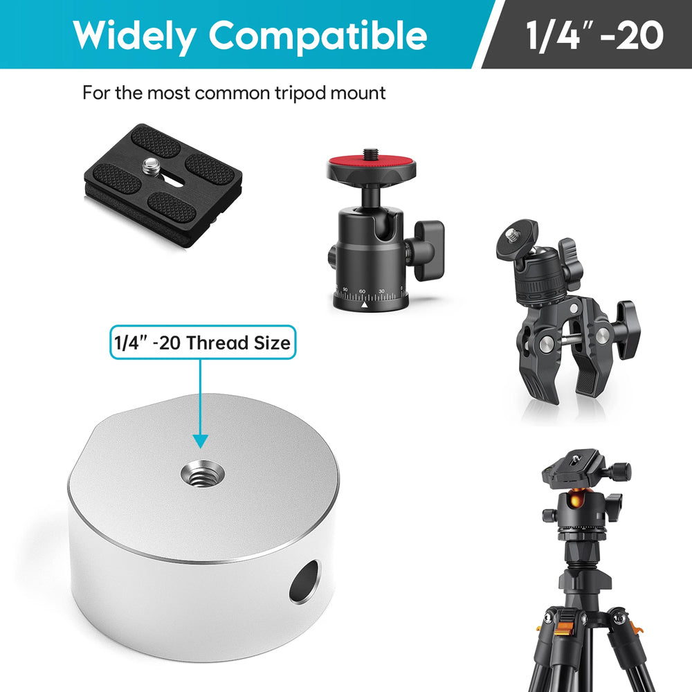 Starlink Mini 1/4 Screw Adapter Tripod Adapter for latest Starlink Pipe Adapter