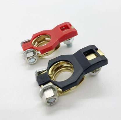2 x Battery Terminals Positive and Negative Original Style Terminals (Style 3)