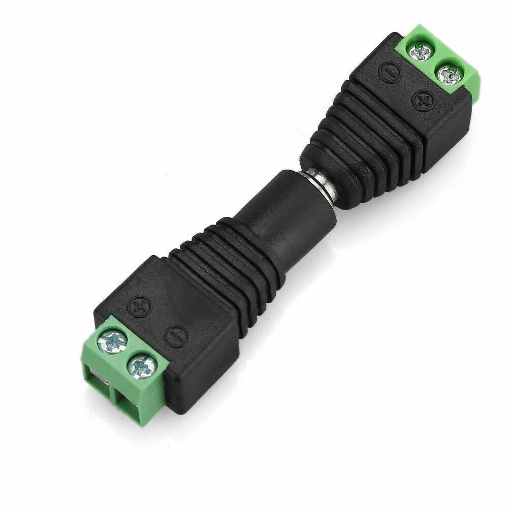 Pair 12V DC Power Male Female Plug Adapter Connector Jack for CCTV LED Light
