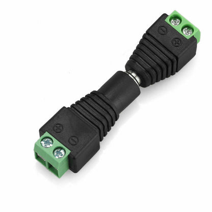 Pair 12V DC Power Male Female Plug Adapter Connector Jack for CCTV LED Light