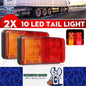 2 x 12V LED Trailer Lamps Stop Tail Indicator Lamps LED Truck Trailer lights