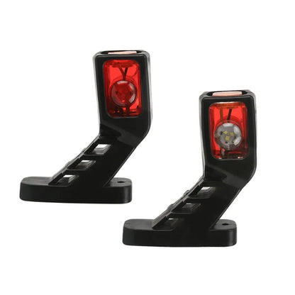 2 x LED Side Marker Light 180mm Red/Amber/White Trailer Truck Signal Marker Lamp