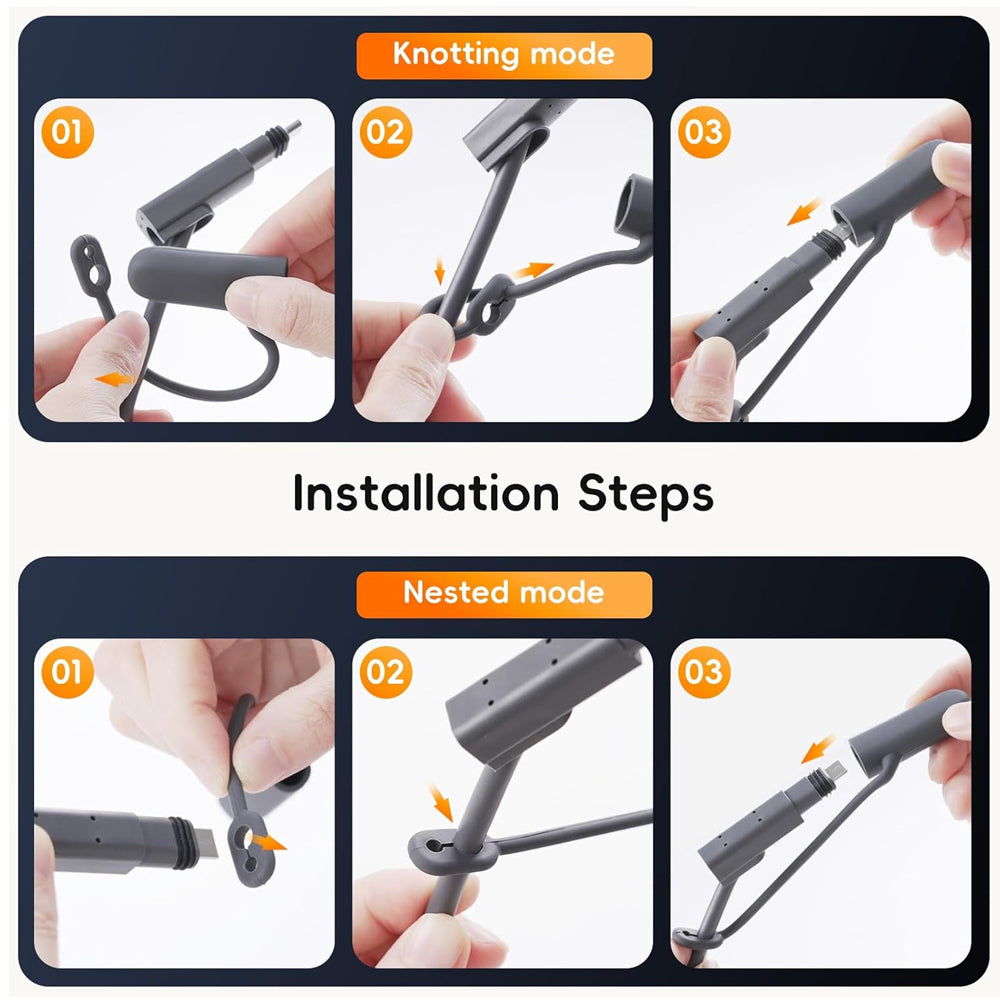 2 x Silicone Protective End Caps Anti-Dust Cover for Starlink Gen 3  Gen 2 Cable
