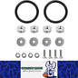 Universal Quick Release Fasteners Kit for Car Front Rear Bumper Hatch Cover