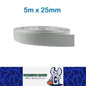 5m x 25mm SilverGray Nylon Webbing Strap Safety Belt Knapsack Bag Leash