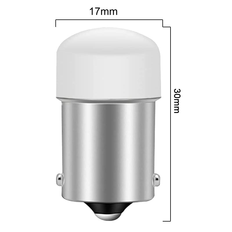 6 x Yellow BA15S 1156 12V 9SMD 600LM LED Condensing Lens Yellow (6pcs)