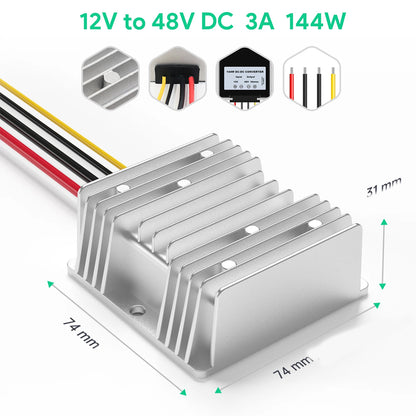 Starlink Gen 2 V2 150W GigE PoE Injector Converter 12V to 48V Adapter to RJ45