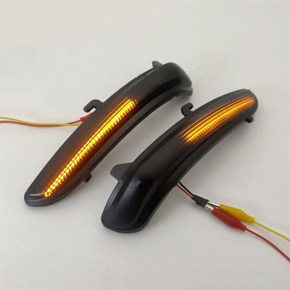 2x Dynamic Turn Signal Led Rearview Mirror Light for Peugeot 2008 208 Citroen C3
