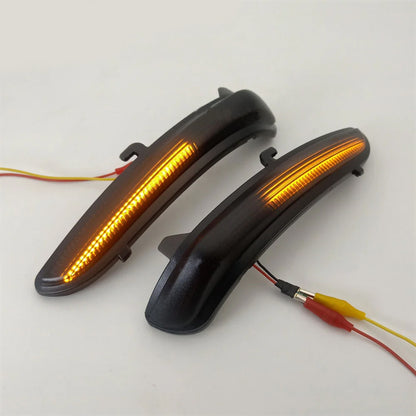 2x Dynamic Turn Signal Led Rearview Mirror Light for Peugeot 2008 208 Citroen C3