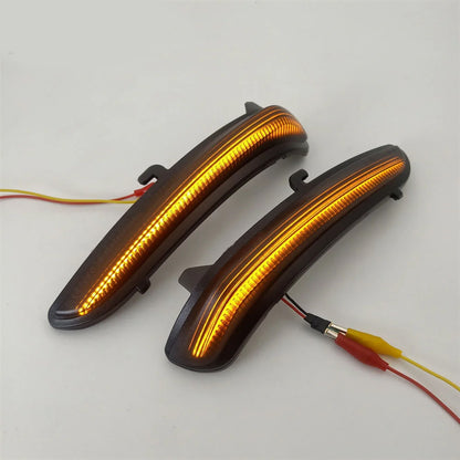 2x Dynamic Turn Signal Led Rearview Mirror Light for Peugeot 2008 208 Citroen C3